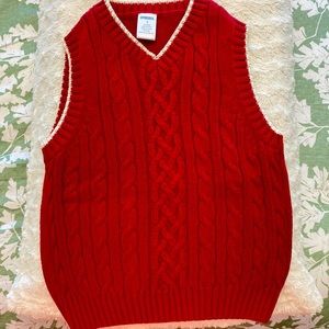 Gymboree Little Boys S Sweater Vest. Red